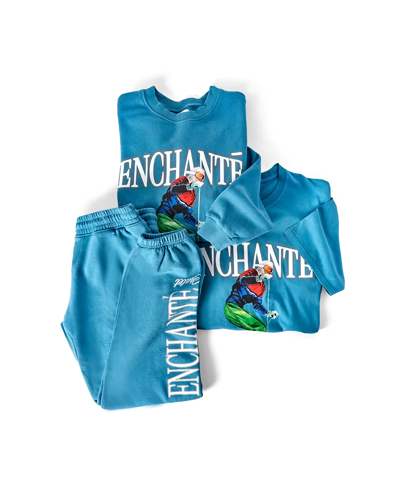 Vintage Ski Crewneck | Aqua - Image 4