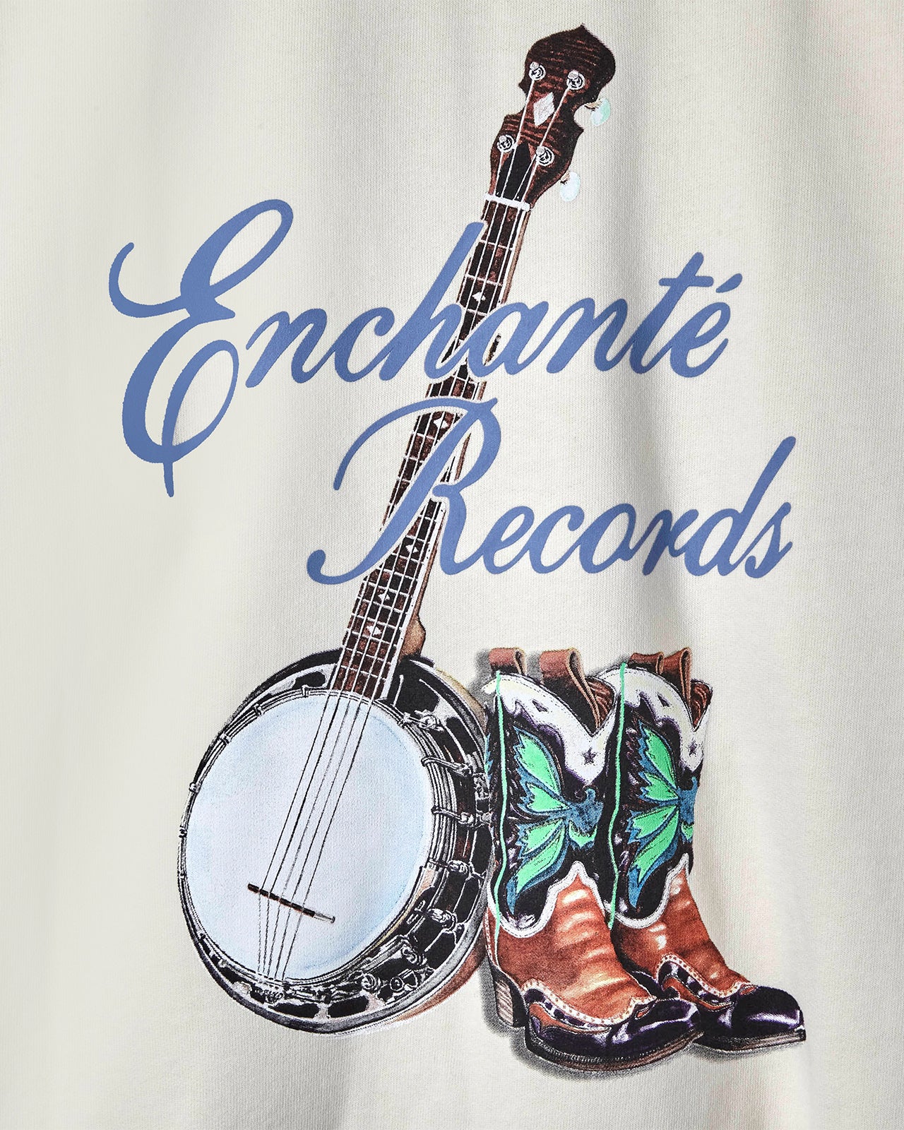 Enchanté Records Crewneck | Creme - Image 3