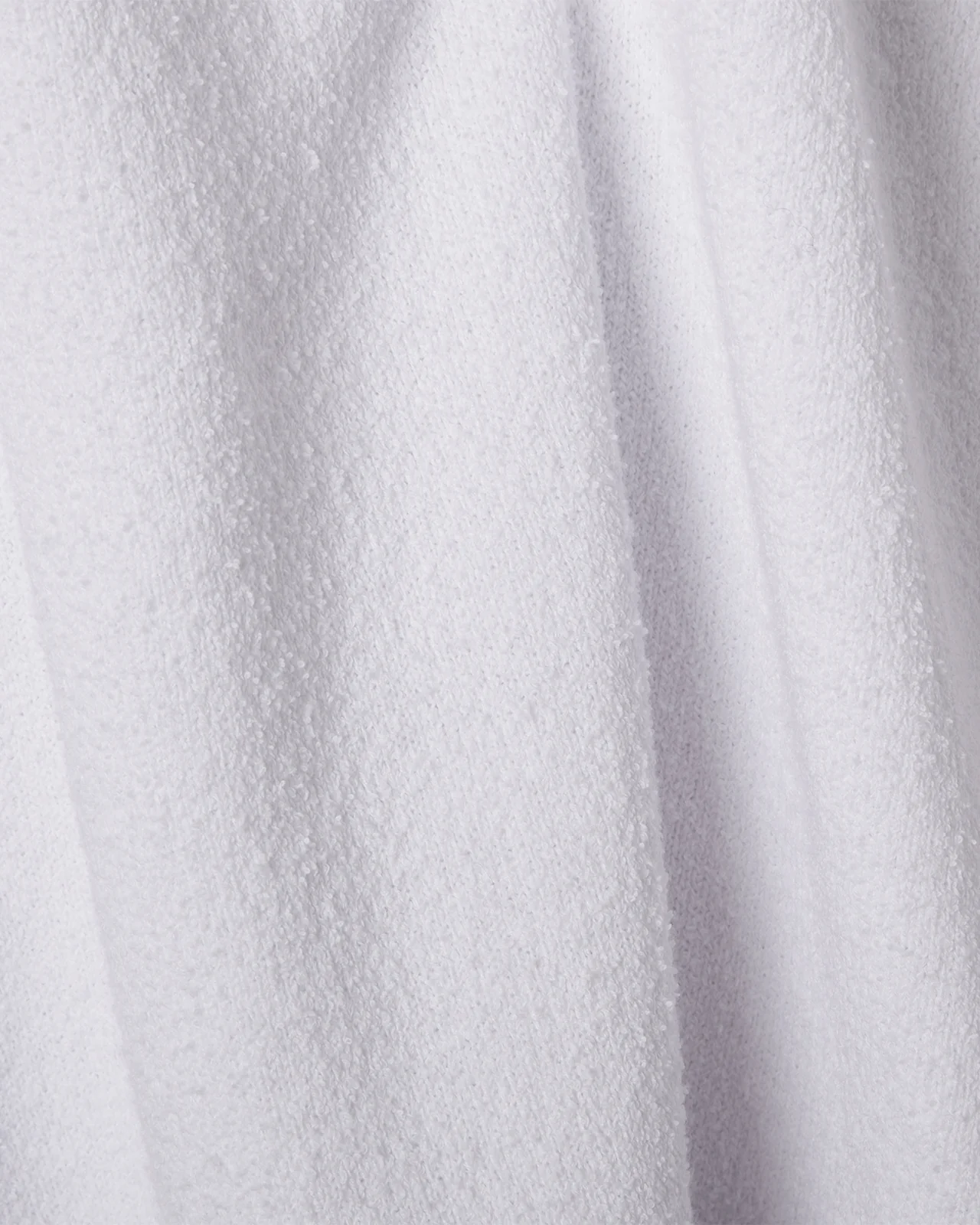 Boucle Knit Polo | White - Image 3