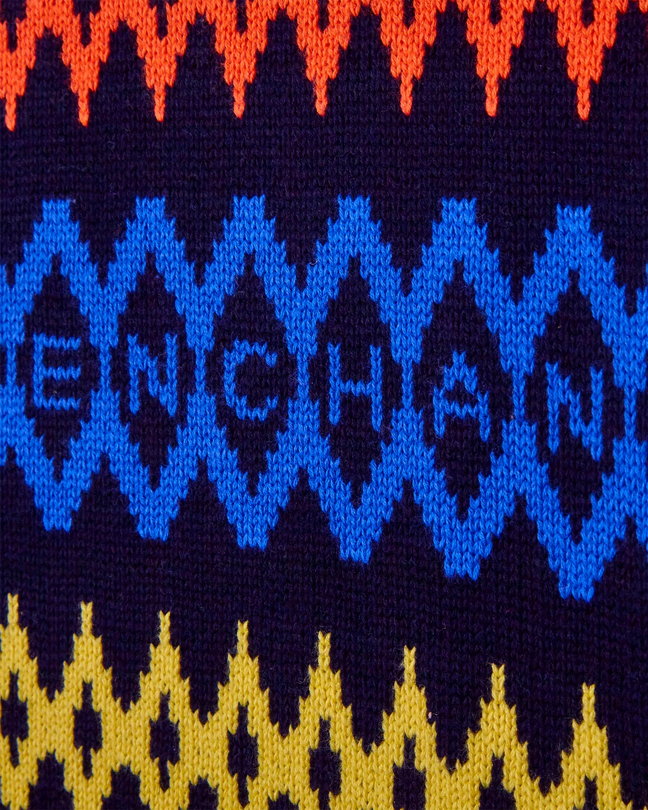 Fair Isle Stripe Sweater | Black - Image 3